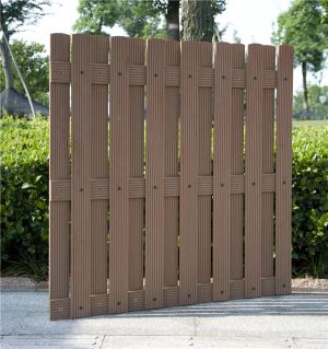 工場供給ファッション WPC 装飾的な庭フェンシング プライバシー