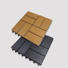 WPCインターロックデッキタイル